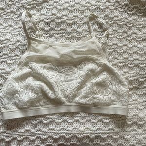 Aerie High Neck Lace Bralette